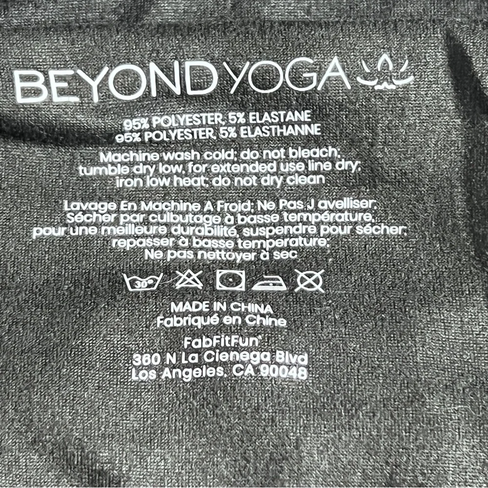 Beyond Yoga Black Pocket Infinity Scarf